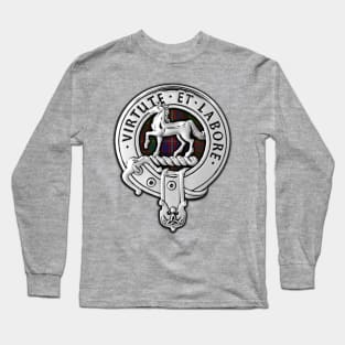 Clan Cochrane Crest & Tartan Long Sleeve T-Shirt